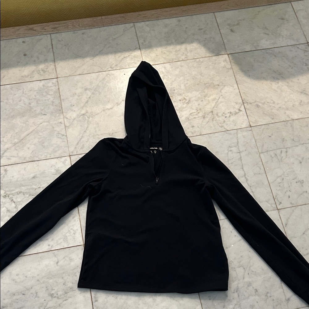 Abercrombie Kids Black Hoodie Sweatshirt